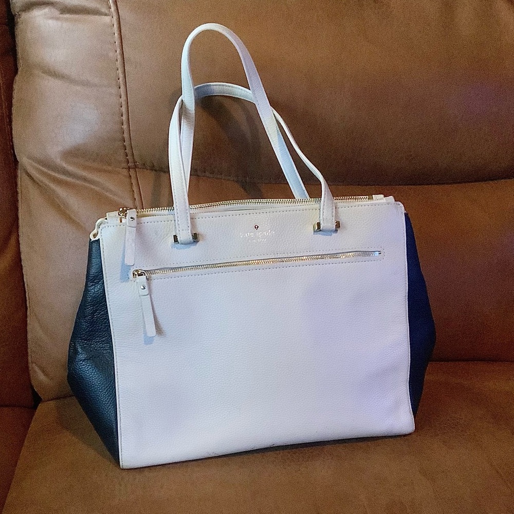 Kate Spate double zipper tote bag / purse - Picture 2 of 2